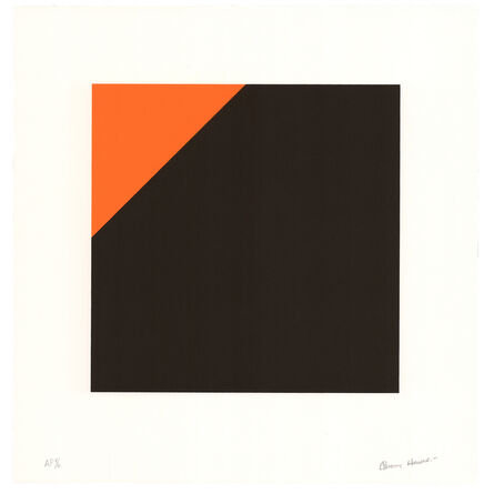 Carmen Herrera, ‘Negro y Naranja’, 2021