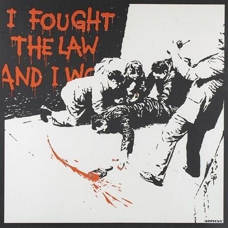 Banksy, ‘I Fought the Law’, 2004