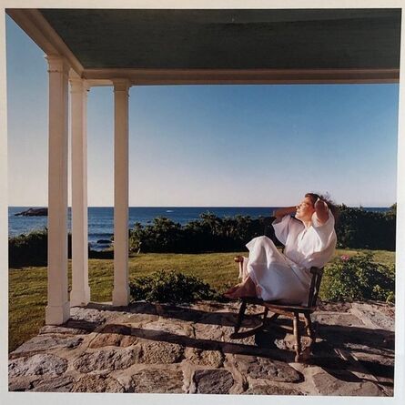 Peter C. Jones, ‘Woman in Bathrobe Large Format Flower Photo 24X20 Color Photograph Beach House’, 2000-2009
