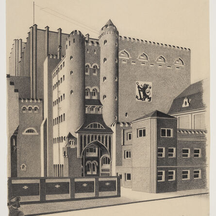 Carl Grossberg, ‘Aachen, City hall’, 1927