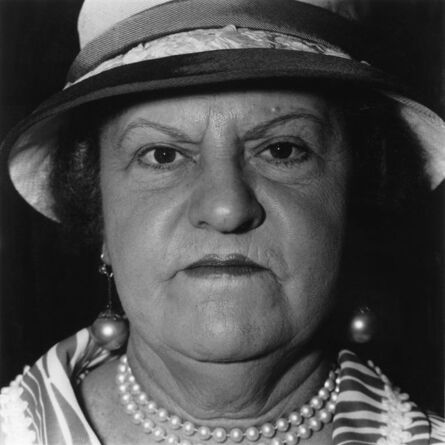 Diane Arbus, ‘A Woman with Pearl Necklace and Earrings, N.Y.C.’, 1967