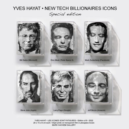 Yves Hayat, ‘New Tech Billionaires Icons - Special Edition’, 2022
