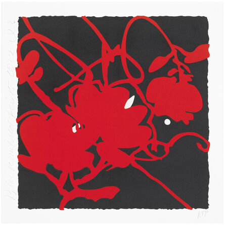 Donald Sultan, ‘Black and Red, Feb 15, 2012’, 2012