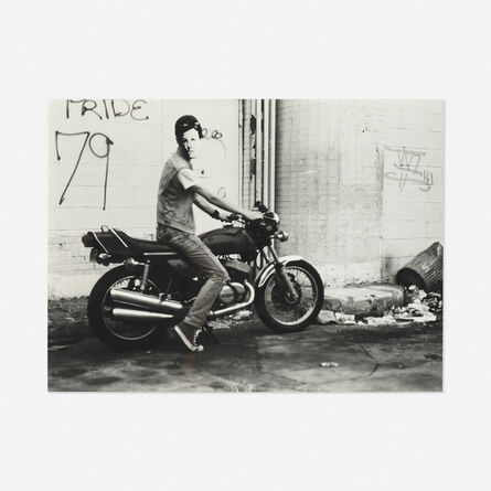 David Wojnarowicz, ‘Arthur Rimbaud in New York (Motorcycle, Pride 79)’