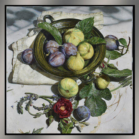 Jeffrey Ripple, ‘Figs, Plums and Flowers’, 2020