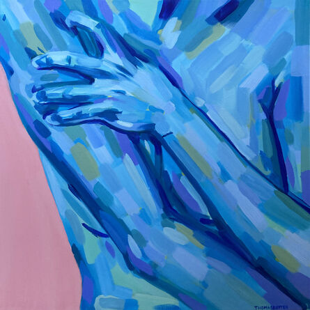 Anna Thomasdotter, ‘Form II - Blue + Pink Figure Painting’, 2020