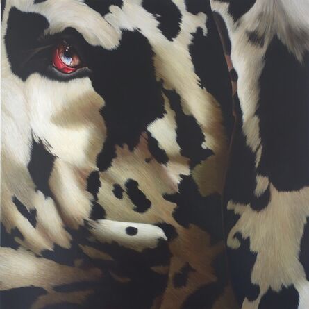 Casagrande & Recalcati, ‘58	Canis I (Reflected in his eye the “Visione di Sant’Eustachio” by Pisanello, his favourite painting, when he went to the National Gallery in London) ’, 2017