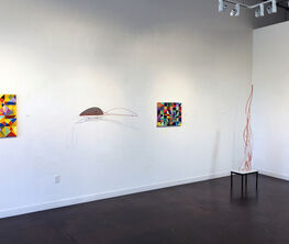 "Reaction of Rhythm", new paintings by Mark L. Emerson & "Distant Shores", new sculpture by Dean DeCocker
