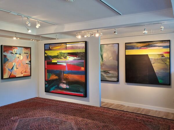 Cover image for ABSTRACTION, THEN & NOW: Paintings by Jane Eccles
