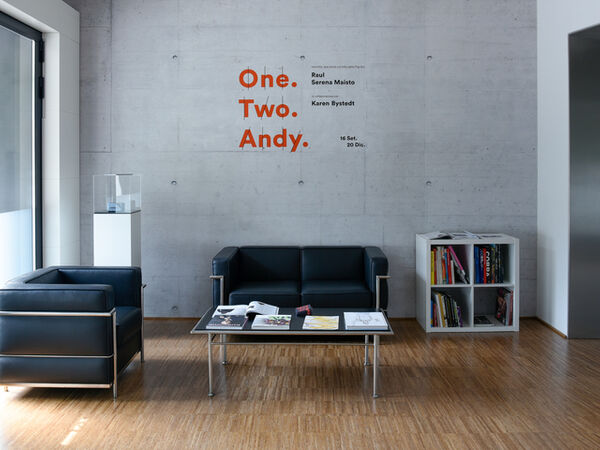 Cover image for One.Two.Andy. One photograph, two artists and the myth of Pop Art