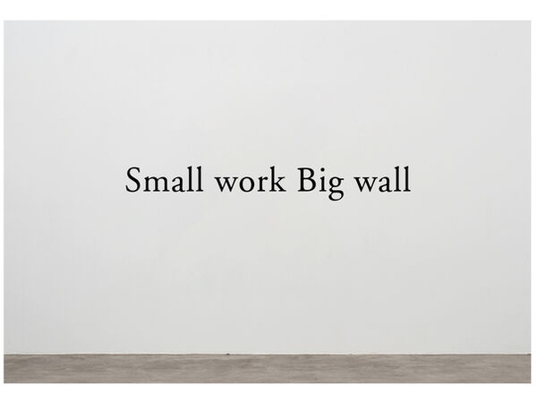 Cover image for Small work Big Wall