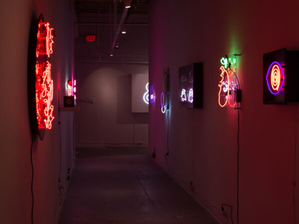Cover image for Var West Gallery: "She Bends: Women in Neon"