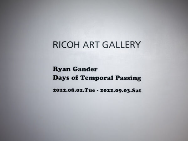 Cover image for Ryan Gander : Days of Temporal Passing