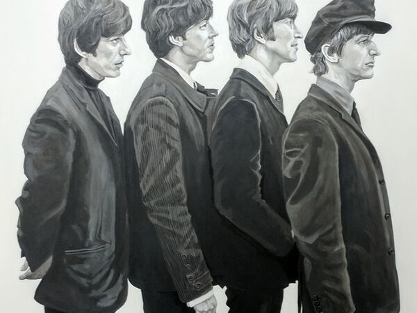 Cover image for (All You Need Is) Satisfaction: Art Inspired By the Music of The Beatles and Rolling Stones