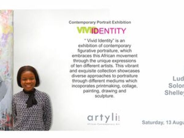 Cover image for "Vivid Identity" a Portraiture Exhibitiom