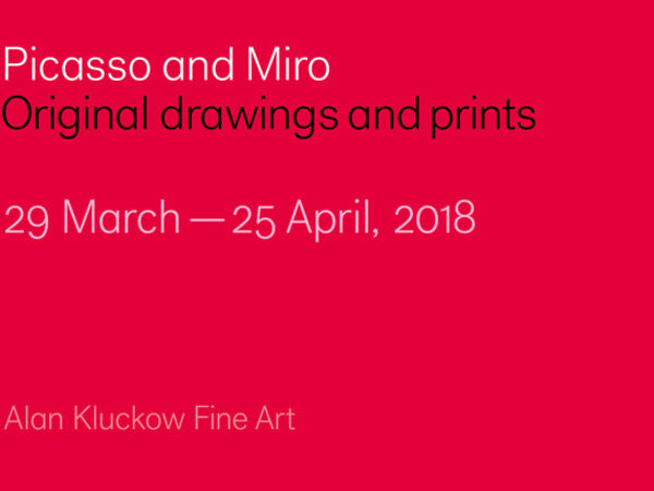Cover image for Picasso & Miro: Original Drawings & Prints