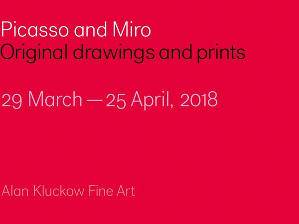 Cover image for Picasso & Miro: Original Drawings & Prints