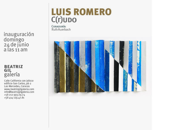 Cover image for Luis Romero: C(r)udo (2018)