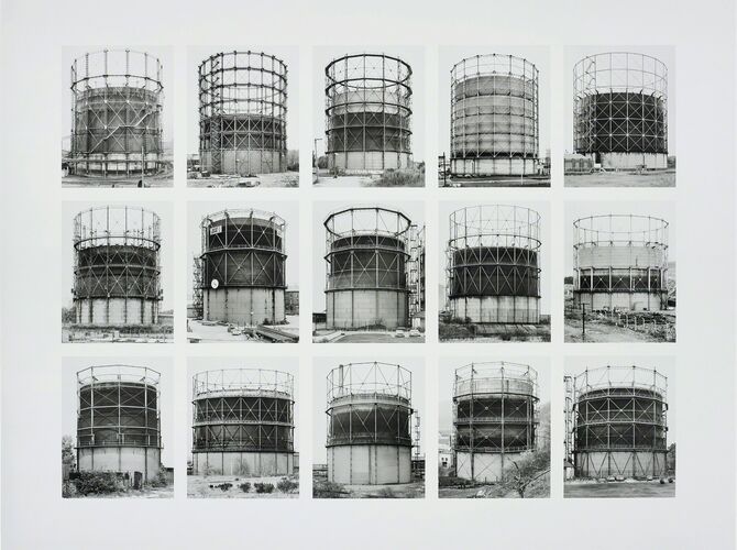 Gas Tanks by Bernd and Hilla Becher
