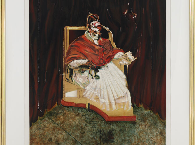 Portrait of Pope by Francis Bacon