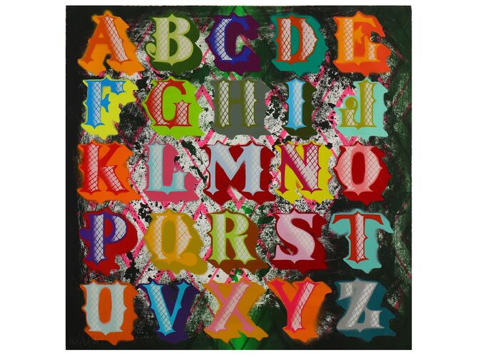 Alphabet by Ben Eine