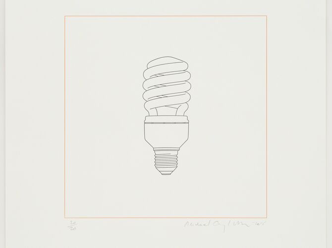 Lightbulbs by Michael Craig-Martin