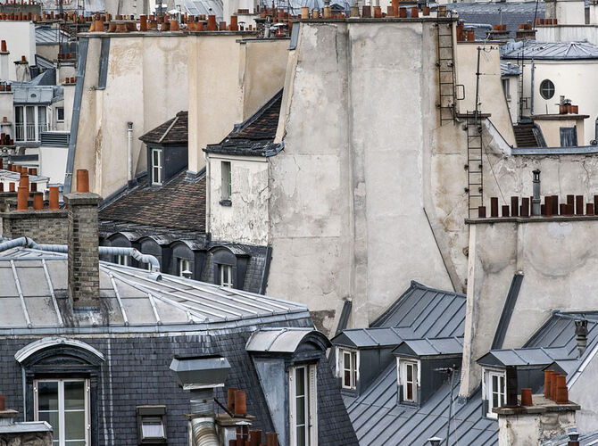 Paris Rooftops by Michael Wolf (1954-2019)