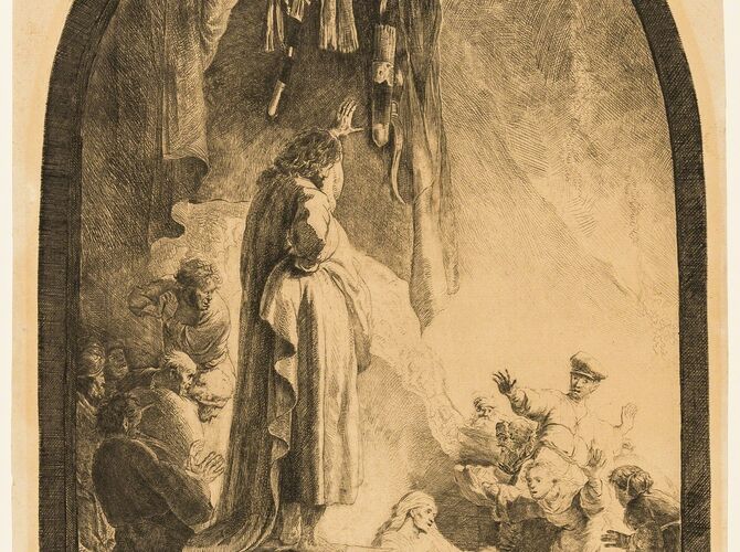The Raising of Lazarus by Rembrandt van Rijn