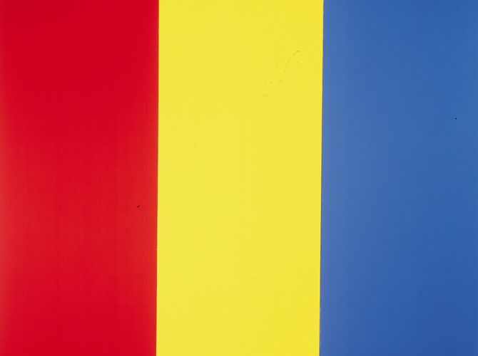Red Yellow Blue by Brice Marden