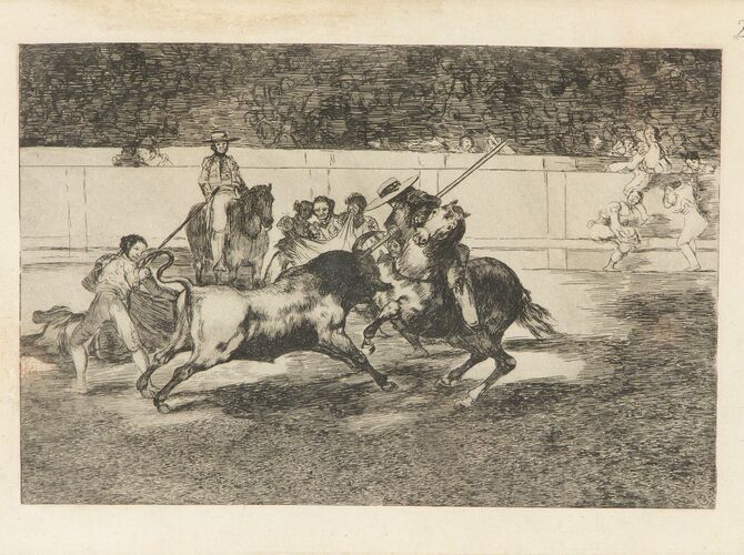 Bullfighting by Francisco de Goya