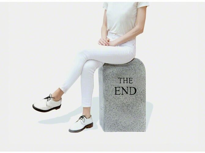 The End by Maurizio Cattelan