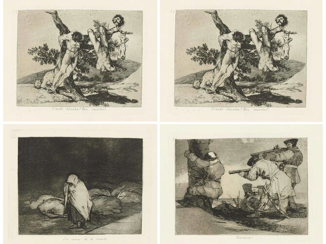 Disasters of War by Francisco de Goya