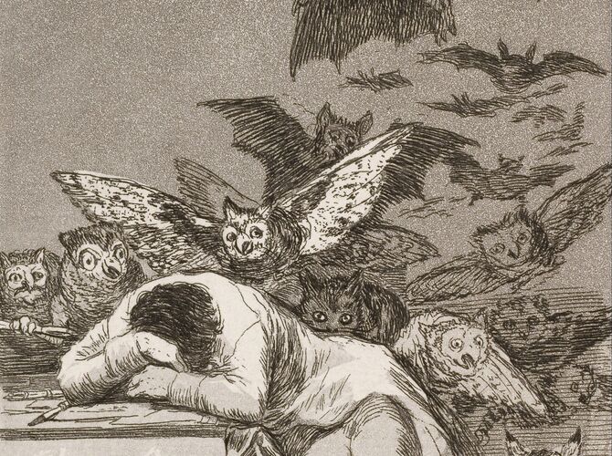 The Sleep of Reason Produces Monsters by Francisco de Goya