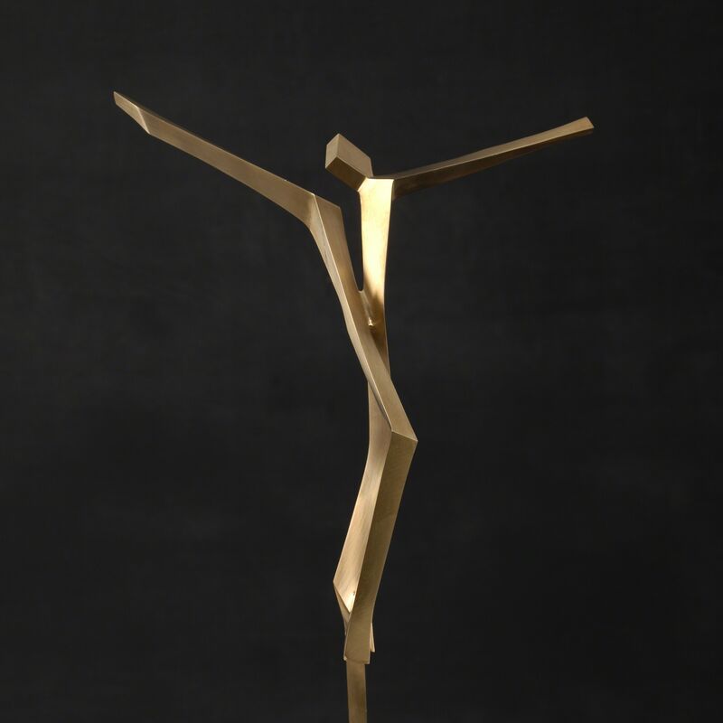 Oskar Höfinger, ‘Cosmic Christ’, 1983, Sculpture, Bronze, Odon Wagner Gallery