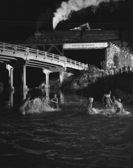 O. Winston Link, ‘NW1126 Hawksbill Creek Swimming Hole, Luray, VA’, August 9 1956
