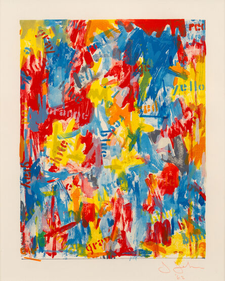 Jasper Johns, ‘False Start I’, 1962