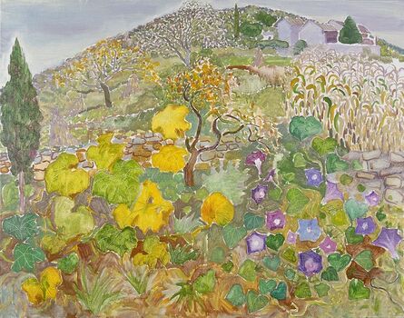Mao Xuhui 毛旭辉, ‘ Guishan: Landscape with the Gourd Leaves and Morning Glory    ’, 2010