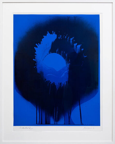 Otto Piene, ‘Heseler Blue’, 1971