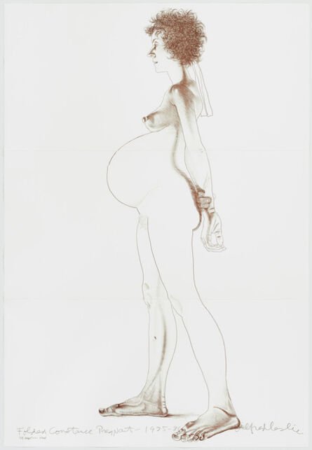 Alfred Leslie, ‘Folded Constance Pregnant’, 1986