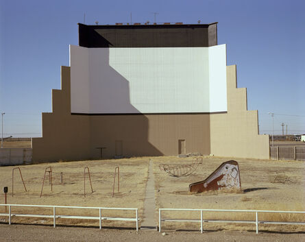 Steve Fitch, ‘Prairie Drive-in theater, Dumas, Texas, January 9, 1981’