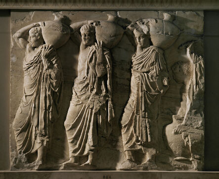 ‘Procession of Water Carriers (Parthenon, north frieze, block VIII, scenes 16-19)’, 440-432 BCE