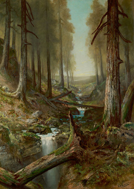 Ralph Albert Blakelock, ‘Forest Interior’, Late 19th century