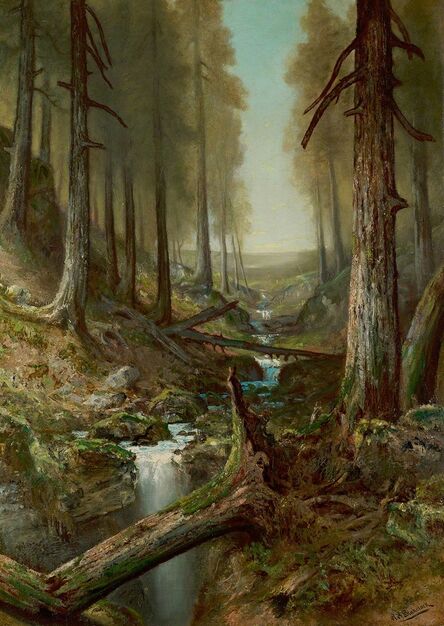 Ralph Albert Blakelock, ‘Forest Interior’, Late 19th century