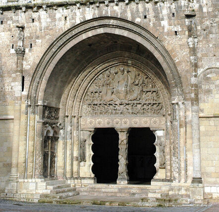 ‘Priory Church of Saint-Pierre: South portal’, ca. 1115