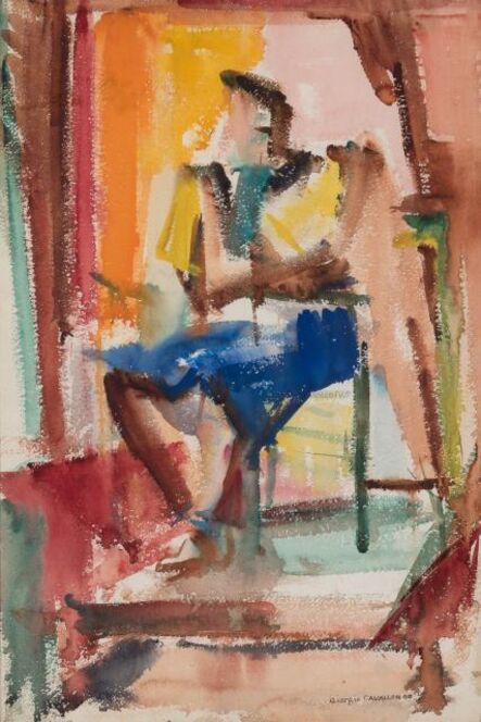 Giorgio Cavallon, ‘Woman Sitting’, 1938
