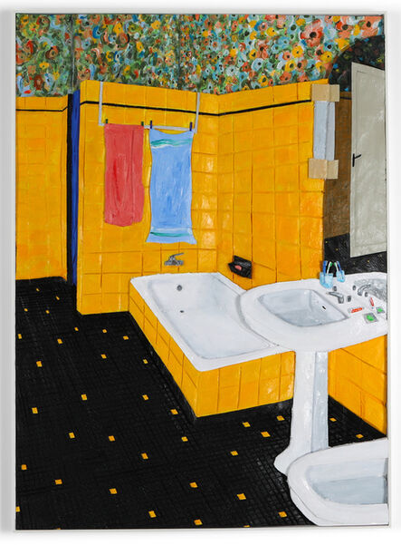 Victor Delestre, ‘Bathroom in Oloron-Sainte-Marie (to Jean-Baptiste and Simone)’, 2020