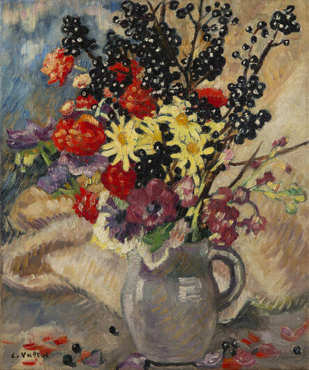 Louis Valtat, ‘Bouquet aux branches de cassissier’, ca. 1921