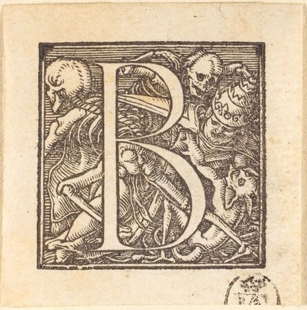 Hans Holbein the Younger, ‘Letter B’