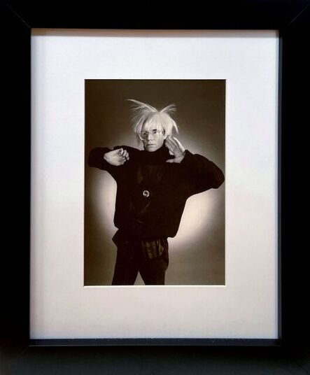 Christopher Makos, ‘Andy Warhol Model with his Crysyal’, 1986