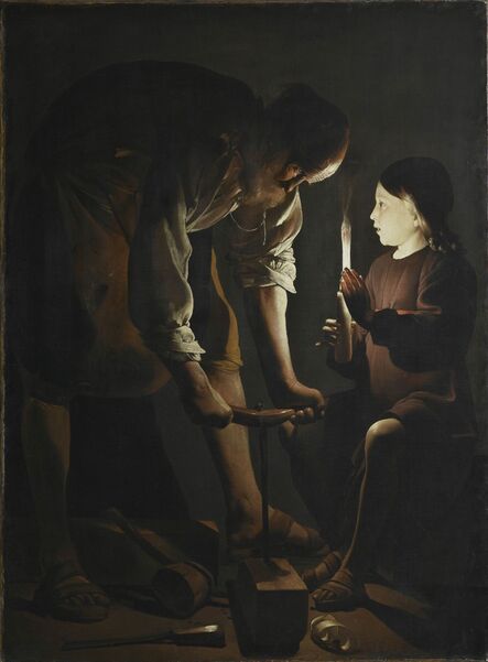 Georges de La Tour, ‘Saint Joseph the Carpenter’, 1642